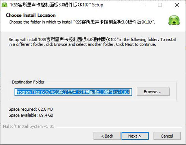 download driver kss k10 bước 3